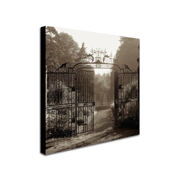 Alan Blaustein 'Hampton Gates III' Canvas Art,14x14